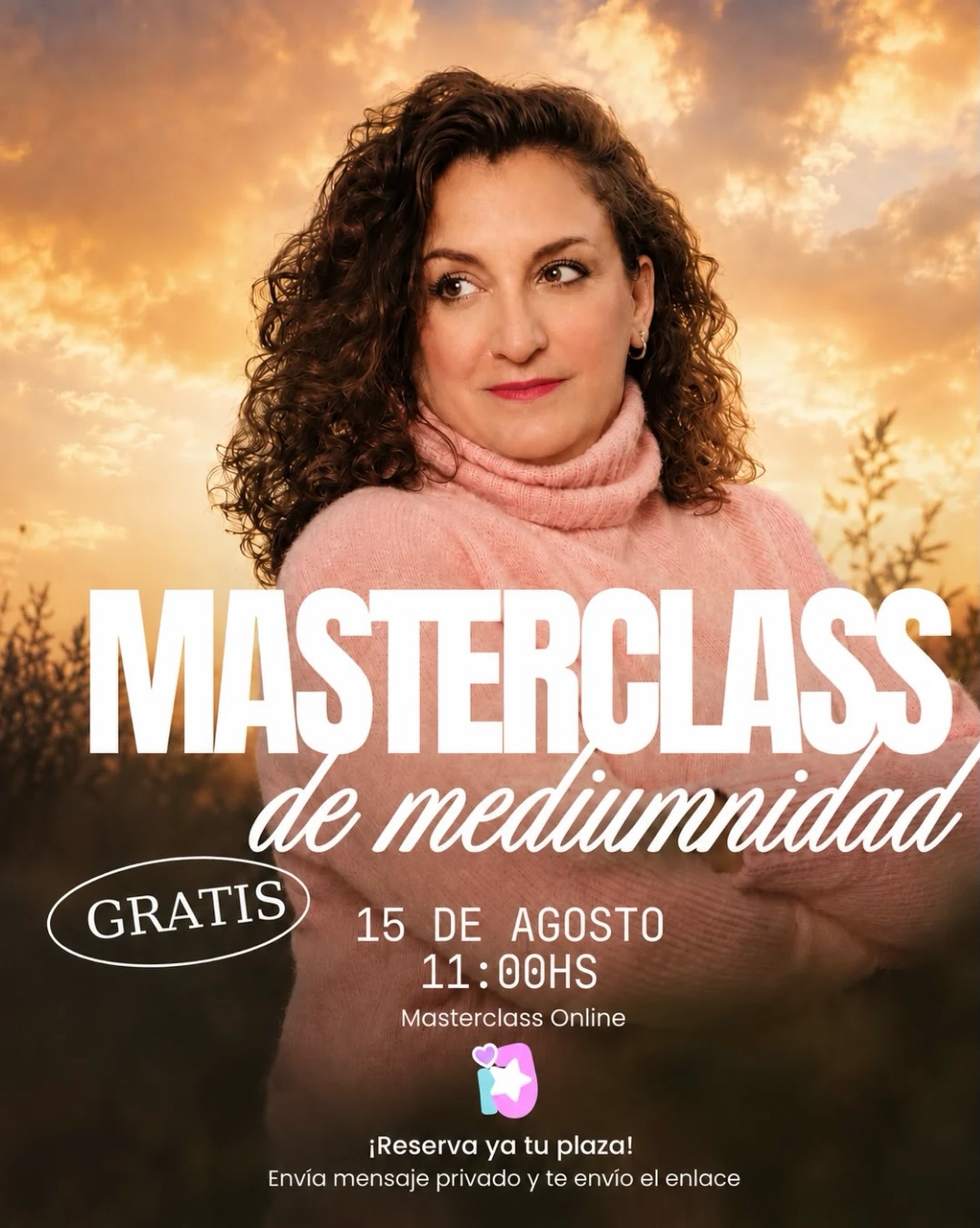 ¿quieres empezar a desarrollar tus habilidades psíquicas? Masterclass Gratuita de mediumnidad ✨ pide tu acceso por mensaje privado!!!

¡Nos vemos el próximo 15 de agosto a las 11:00 de la mañana!

#medium #espiritualidad #masterclassgratuita