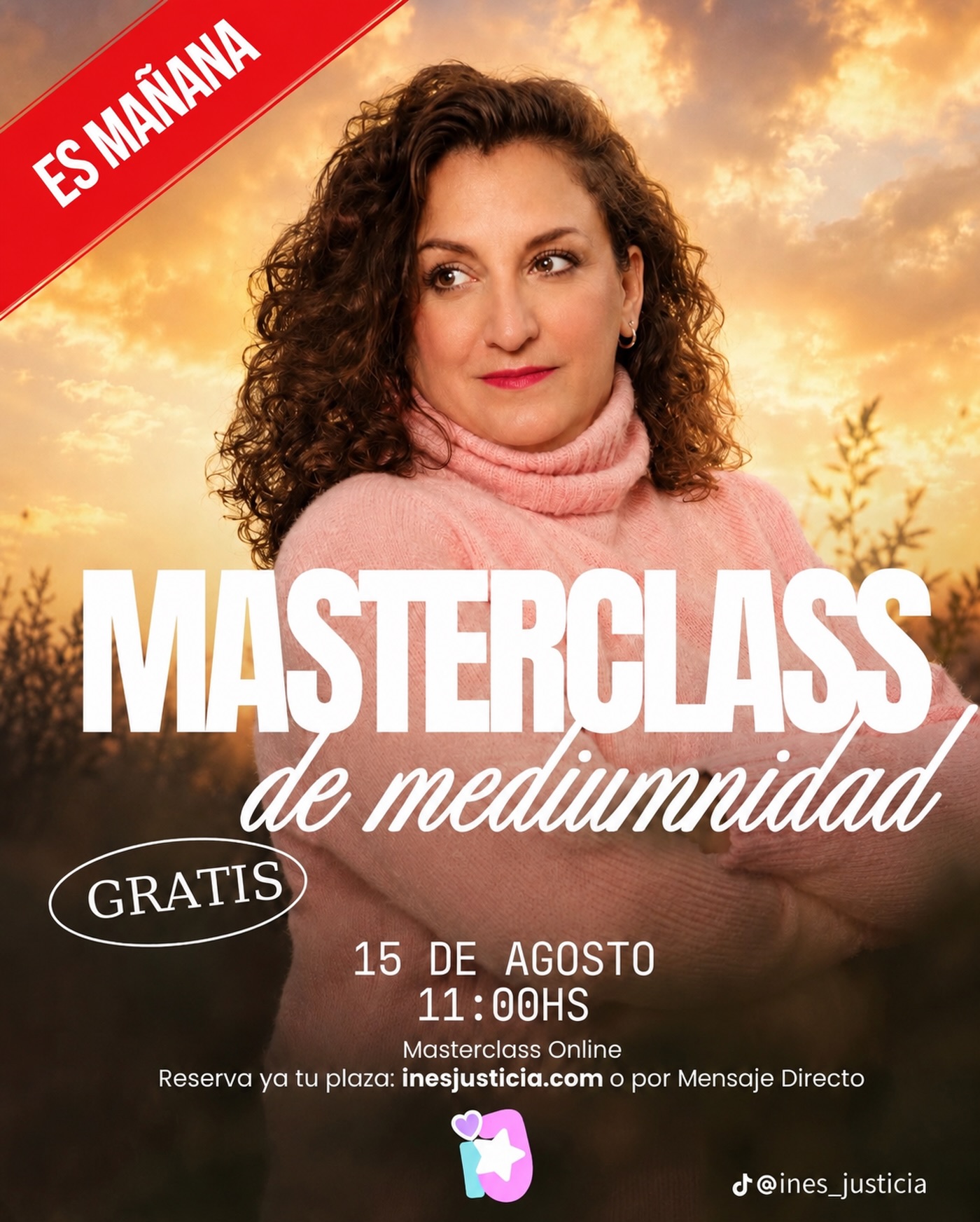 ¡Es mañana! Pide tu enlace y no te pierdas tu CLASE GRATUITA DE MEDIUMNIDAD! ✨ ¿quieres empezar a desarrollar tus habilidades psíquicas? Masterclass Gratuita de mediumnidad ✨ pide tu acceso por mensaje privado!!!

¡Nos vemos a las 11:00 de la mañana!

#medium #espiritualidad #masterclassgratuita