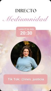 ✨💜 No has llegado hasta aquí por casualidad… Quizá este directo tenga un mensaje para ti… 20:30 en TikTok 

💜✨ Te espero

#medium #mediumnidad