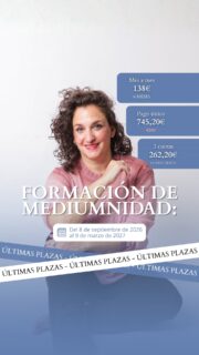 La mediumnidad no es un don, es biología. Hasta los 8 o 9 años tu glándula pineal está completamente abierta, después empieza a calcificarse y con ella se va buena parte de esa sensibilidad que tenías de niña.

En la Formación de Mediumnidad trabajamos justo eso durante 6 meses, del 8 de septiembre al 9 de marzo: recuperar esa capacidad con método y práctica real.

Quedan pocas plazas. Escríbeme por privado y te cuento cómo funciona.

#Mediumnidad #Medium #Espiritualidad #CursoDeMediumnidad #GlándulaPineal