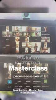 ✨¡Gracias a los asistentes! Espero que disfrutárais de la Masterclass tanto como yo! ¡Os espero en la formación de septiembre! ✨ Formación en Mediumnidad ✨ pídeme información por mensaje privado ó comenta INFO