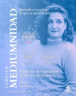 La semana que viene empieza la Formación de Mediumnidad y quedan las últimas plazas. Después de esta convocatoria no vuelvo a abrir hasta dentro de meses.

6 meses, online por Zoom, con clases grabadas y acompañamiento durante todo el proceso. Mes a mes, en 3 cuotas o en pago único con descuento.

Si has estado esperando el momento adecuado, es este. Escríbeme por privado ahora mismo y reserva tu plaza.

#Mediumnidad #FormaciónMedium #Espiritualidad #DesarrolloEspiritual #Medium