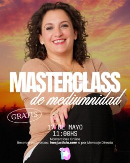 ✨ SOLD OUT ✨

Las plazas disponibles para la Masterclass de mediumnidad del 19 de abril a las 11:00h (hora española) se han agotado 💫

Gracias de corazón por la increíble acogida. Estoy profundamente feliz y agradecida por vuestra confianza 🙏

📩 En los próximos días, todas las alumnas y alumnos inscritos recibiréis un correo electrónico con toda la información. Por favor, revisad bien vuestra bandeja de entrada… ¡y también la carpeta de spam!

💥 Y tenemos una gran noticia…Debido al éxito, abrimos una NUEVA Masterclass de #mediumnidad gratuita.

⚠️ LA ÚLTIMA OPORTUNIDAD ⚠️
📅 Domingo 17 de mayo
🕚 11:00h (hora española)

Las inscripciones ya están abiertas 💫

💌 Mándame un mensaje directo para reservar tu plaza