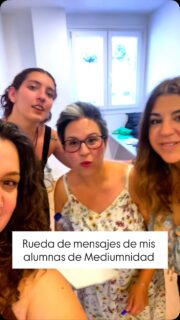 Mis alumnas de Mediumnidad Avanzado tienen rueda de mensajes! ✨💫 estoy segura de que lo harán genial! 

#medium #inesjusticia #mediumnidad #mediumnidadevidencial