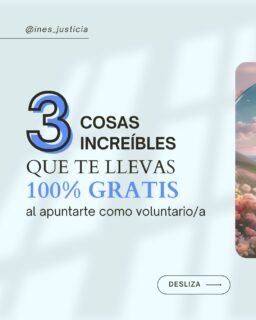 Buscamos voluntarios/as para las sesiones prácticas de los alumnos de la Escuela y queremos REGALARTE esta experiencia a coste cero.

✨ ¿Qué te llevas?
🔹 Sesión de mediumnidad online.
🔹 Entorno 100% seguro, confidencial y respetuoso.
🔹 Ayudas a formar a futuros terapeutas mientras recibes tu sesión.

Desliza para ver todo lo que te llevas GRATIS en la sesión ⏩

📩 ¿Quieres tu plaza a 0€? Comenta la palabra VOLUNTARIO o entra al enlace de la bio (inesjusticia.com/voluntarios/) para reservar antes de que se agoten.

#Mediumnidad #SesionGratis #Gratis #Medium #Espiritualidad #Videncia #Intuicion #voluntarios