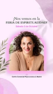 ¿Nos vemos en Madrid? 💖

El 2, 3 y 4 de octubre se celebra la Feria de Espiritualidad en el Centro Comercial Plaza Loranca 2 (Madrid). Estarán muchísimos compañeros y amigos maravillosos ofreciendo tarot, mediumnidad y productos mágicos.

Por mi parte, estaré el sábado 3 casi todo el día. No voy a dar sesiones ni a vender nada; voy exclusivamente para conoceros, charlar, crear tribu y daros ese abrazo fuerte que reconforta el alma.

📍 Dónde: C.C. Plaza Loranca 2, Madrid
🗓️ Cuándo: Sábado 3 de octubre

¡Tengo muchísimas ganas de veros y darnos un abrazo! ✨👇

#Mediumnidad #Medium #Espiritualidad #EventosEspirituales #MycticValencia