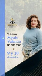 ¡Valencia, allá voy un año más! 🌟✨Vuelve @mystic_valencia y estaré participando con varias ponencias y un taller muy especial:🗓️ 9 de Octubre: • 18:30h: Ponencia con @bielginer_medium.vidente y @noeliasantamariaoficial. • 19:45h: Ponencia con @cata.aguera.medium y @sirialuna.medium.🗓️ 10 de Octubre: • 11:00h: Taller de técnicas para Mediumnidad (donde aprenderás a conectar y descubrirás que tú también puedes ser medium).¡Es la feria del año y me encantará veros por allí! ❤️#Mediumnidad #Medium #Espiritualidad #EventosEspirituales #MycticValencia