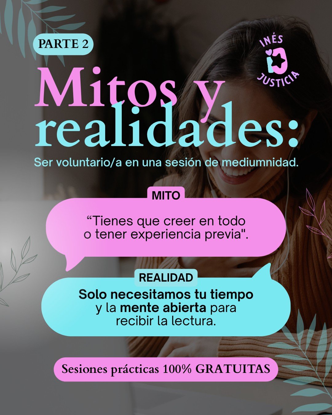 ¿Hace falta saber de espiritualidad o 'creer' en algo para ser voluntario/a? La respuesta es no.Mis alumnos solo necesitan personas reales para poner en práctica lo aprendido y ganar confianza.
⏱️ Sesiones online. 🤍 Experiencia cuidada, respetuosa y totalmente gratuita.💬 Comenta VOLUNTARIO para reservar tu plaza.#Espiritualidad #Intuición #Medium #Autoconocimiento #DesarrolloPersonal